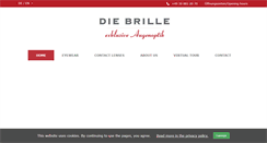 Desktop Screenshot of die-brille.eu